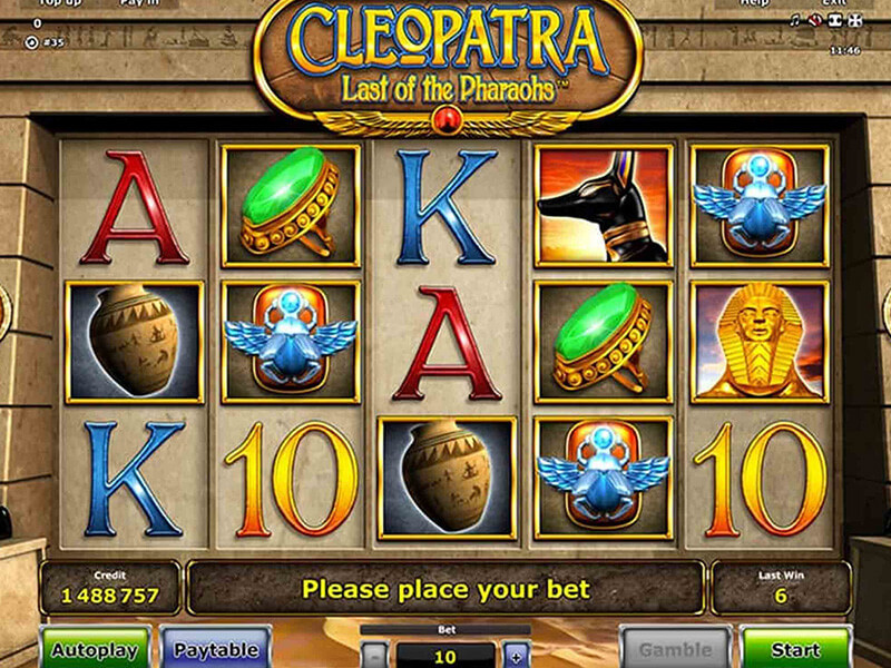 Игровой автомат Cleopatra Last Of The Pharaohs